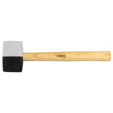 Киянка Neo Tools гумова, 450г, рукоятка дерев'яна (25-067)