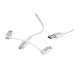 Дата кабель USB 2.0 AM to Lightning/Micro/Type-C 1.0m Cablexpert (CC-USB2-AMLM32-1M-W)