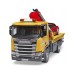 Спецтехніка Bruder Евакуатор Scania Super 560R з краном-маніпулятором та автомобіль Roadster (03552)