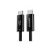 Дата кабель USB-C to USB-C 1.0m Thunderbolt 4 240W 8K60Hz black Essager (EXCTT4-PL01-P)