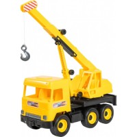 Машинка для дітей Tigres Авто "Middle truck" кран (жовтий) в коробці (39491)