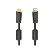 Кабель мультимедійний HDMI M to HDMI M 10.0m 4K Ethernet gold black Hama (00205009)