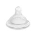 Соска Baboo силіконова (2 шт), широке горлечко, потік для густої рідини, 6+ міс (4-113)