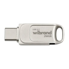 USB флеш накопичувач Wibrand 256GB Bee Silver USB 3.2/Type-C (WI3.2TC/BE256TC039S)