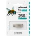 USB флеш накопичувач Wibrand 256GB Bee Silver USB 3.2/Type-C (WI3.2TC/BE256TC039S)