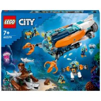 Конструктор LEGO City Глибоководний дослідницький підводний човен 842 деталей (60379)