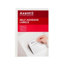 Етикетка самоклеюча Axent 38,1x21,2 (65 на листі) с/кл (100 листів) (2469-A)