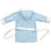 Дитячий халат Miniworld махровий (15119-92B-blue)