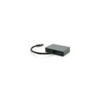Концентратор Voltronic USB-C 4-in-1 USB 3.0 + USB-C + HDMI + VGA 0.23m silver (YT-HTC4in1)