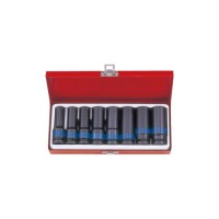 Набір головок KING TONY 1/2" ударних 8 шт. 12-24 мм (4410MP01)