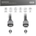 Дата кабель USB-C to USB-C 1.0m USB 4.0 black Digitus (DB-300443-010-S)