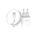 Зарядний пристрій HOCO C72A Glorious USB + cable Lightning 10.5W White (6931474712998)