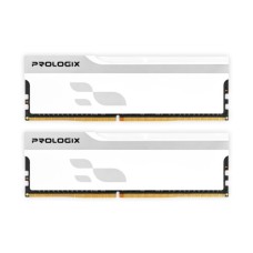 Модуль пам'яті для комп'ютера DDR5 32GB (2x16GB) 5600 MHz Onyx White Prologix (PRO32GB5600YW5K)