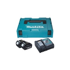 Набір акумулятор + зарядний пристрій Makita набір LXT (BL1830x2, DC18RC, Makpac1) (197952-5)