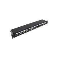 Патч-панель 19" 24xRJ-45 STP cat.5e, 1U Kingda (KD-PP30-STP-C5e-24P)