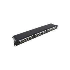 Патч-панель 19" 24xRJ-45 STP cat.5e, 1U Kingda (KD-PP30-STP-C5e-24P)