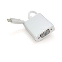 Перехідник USB-C M to VGA F 0.1m 4K/2K silver Voltronic (YT-C-Type-C(M)/VGA(F)/13952)