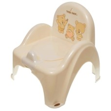 Горщик Tega Baby Teddy Bear стілець дитячий антиковзкий beige (MS-012-119)