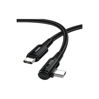 Дата кабель USB-C to USB-C 3.0m 100W 90° corner black Essager (EXCTT1-CGWTC01)