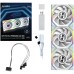 Кулер до корпусу Lian Li UNI Fan SL WIRELESS LCD 120-3, White (G99.12SLLCD1W3W.00)
