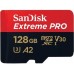 Карта пам'яті SanDisk 128GB microSDXC class 10 UHS-I U3 A2 Extreme Pro (SDSQXCY-128G-GN6MA)