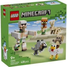 Конструктор LEGO Minecraft Курячий Жокей: атака в пустелі (21592)