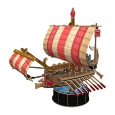 Пазл Cubic Fun Тривимірна головоломка-конструктор Римський Бойовий корабель (T4032h)