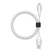 Дата кабель USB 2.0 AM to Type-C 1.0m BRAIDED white Belkin (CAB002BT1MWH)