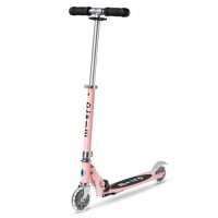 Самокат Micro Sprite LED Неонова троянда (SA0235)