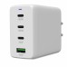 Зарядний пристрій Canyon CU100ACC GaN 100W 3xPD 1xQC EU White (CNS-CUW100ACC)