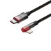 Дата кабель USB-C to Lightning 2.0m 20W black/red Baseus (CAVP000320)