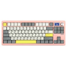 Клавіатура Epomaker Shadow-S TKL Mulan Switch Hot-Swap LCD Screen RGB Wireless/Bluetooth/USB UA Pink (SHS-P-WL)