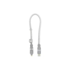 Дата кабель 6in1 inCharge XL 0.3m white Rolling Square (XLS02R)