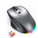 Мишка Meetion BTM007 Wireless/Bluetooth Gray (MT-BTM007-W)