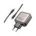 Зарядний пристрій BOROFONE BAS56A Absolute 2xUSB-C + 1xUSB-A PD45W + cable USB-C to USB-C Black (6941991116278)