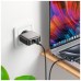 Зарядний пристрій BOROFONE BAS56A Absolute 2xUSB-C + 1xUSB-A PD45W + cable USB-C to USB-C Black (6941991116278)