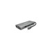 Концентратор VEGGIEG USB-C 7-in-1 USB-C + 3xUSB 3.0 + HDMI + 3.5mm + SD/TF + RJ45 0.1m silver (TC11-S)