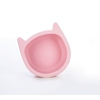 Тарілка дитяча FreeON Kitty, силіконова pink (46330)