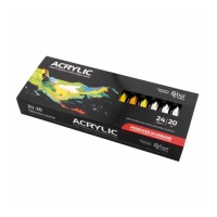 Акрилові фарби Rosa Gallery 24 x 20 мл блістер (4823098538172)