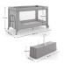 Дитячий манеж Kinderkraft Leody Up Grey (5902533930159)