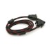 Кабель мультимедійний DVI M to DVI M 1.5m 24+1pin black/red Merlion (YT-DVI(M)/(M)NY/RD-1.5m)