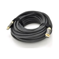 Кабель мультимедійний HDMI M to HDMI M 20.0m V2.0 4K black VEGGIEG (YT-HDMI(M)/(M)HX-20/19709)