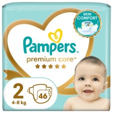 Підгузки Pampers Premium Care Розмір 2 (4-8 кг) 46 шт (8001841104799)