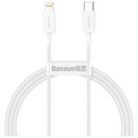 Дата кабель USB-C to Lightning 2.0m 20W white Baseus (CATLYS-C02)