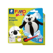 Набір для творчості Fimo Kids Пінгвінчик 2 кольори х 42 г (4007817078709)