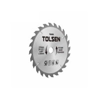Диск пильний Tolsen з ТВС напайками по дереву 160х24Т*20мм (76425)
