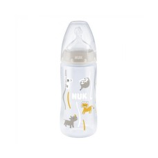 Пляшечка для годування Nuk First Choice Plus Сафарі 300 мл Бежева (3952396)