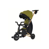 Дитячий велосипед QPlay Nova складаний триколісний Military Green (S700-16NovaEvaMG)