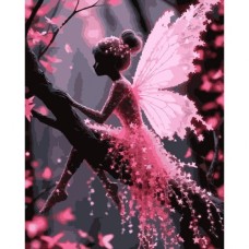Картина по номерам Santi "Мила фея", 40*50см, LED підсвітка (956659)
