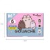 Гуашеві фарби Yes Pusheen 6 кольорів по 20 мл (230400)